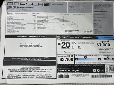 2026 Porsche 911 Carrera 4S