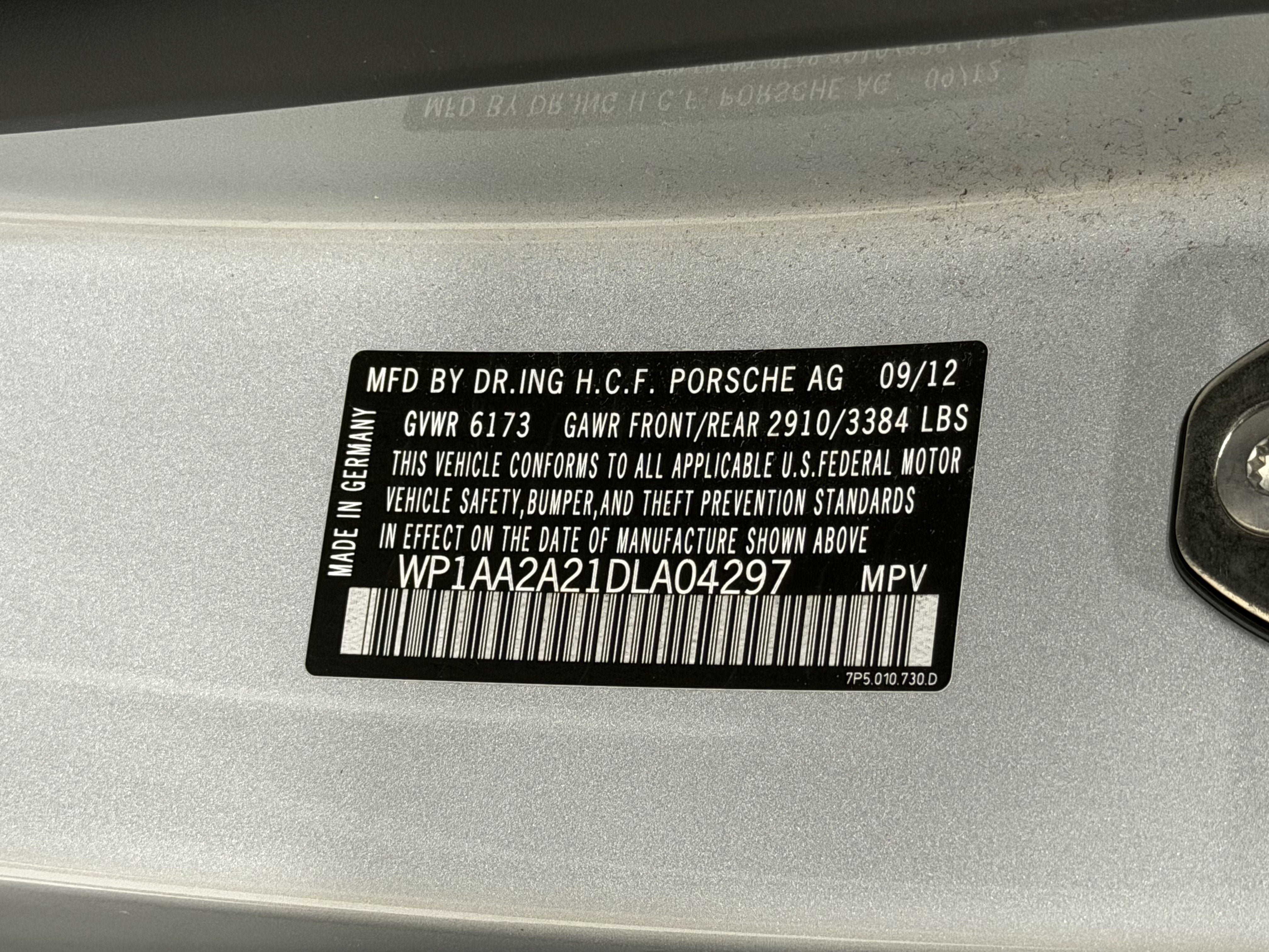 2013 Porsche Cayenne Base
