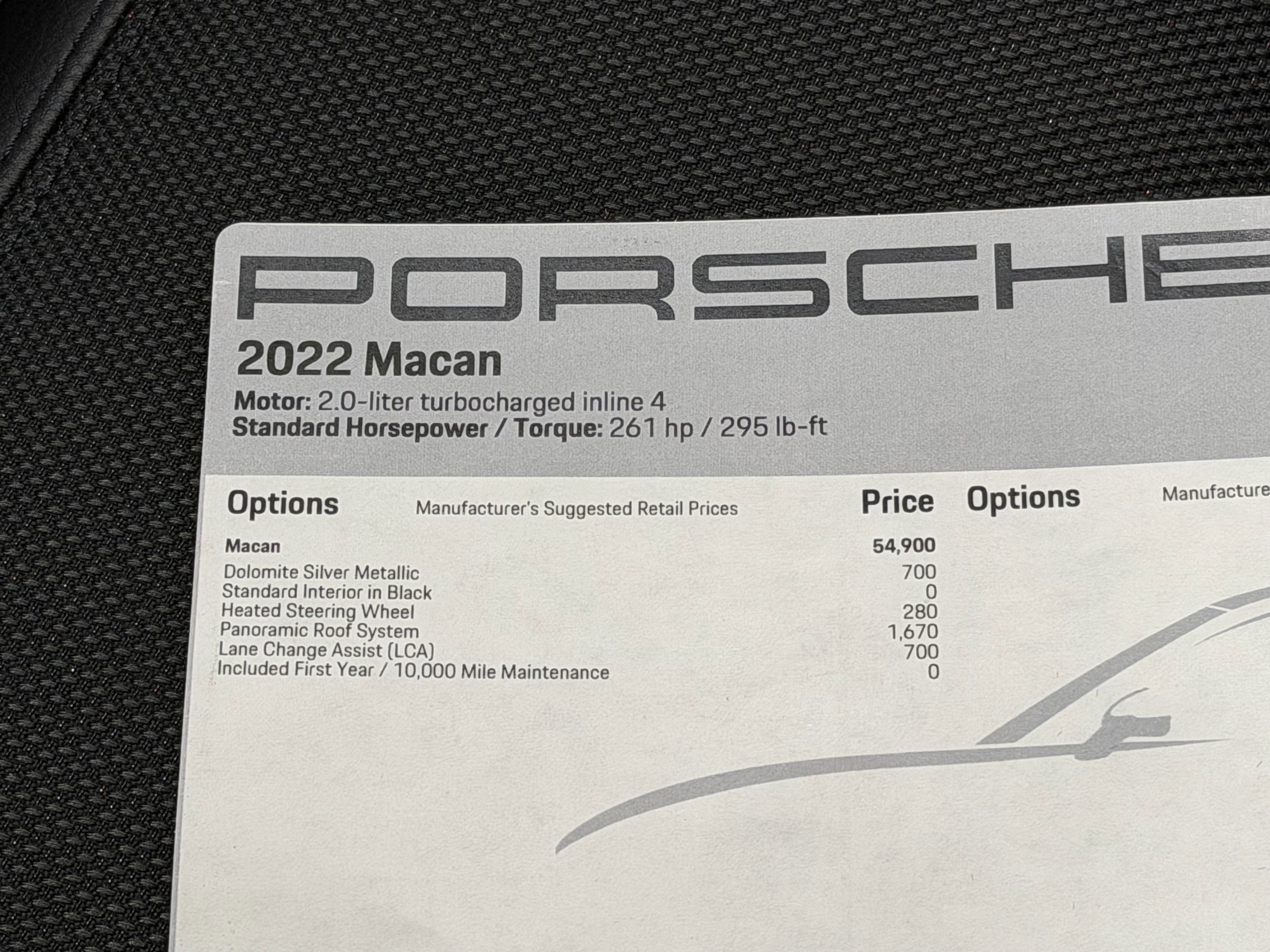 2022 Porsche Macan AWD