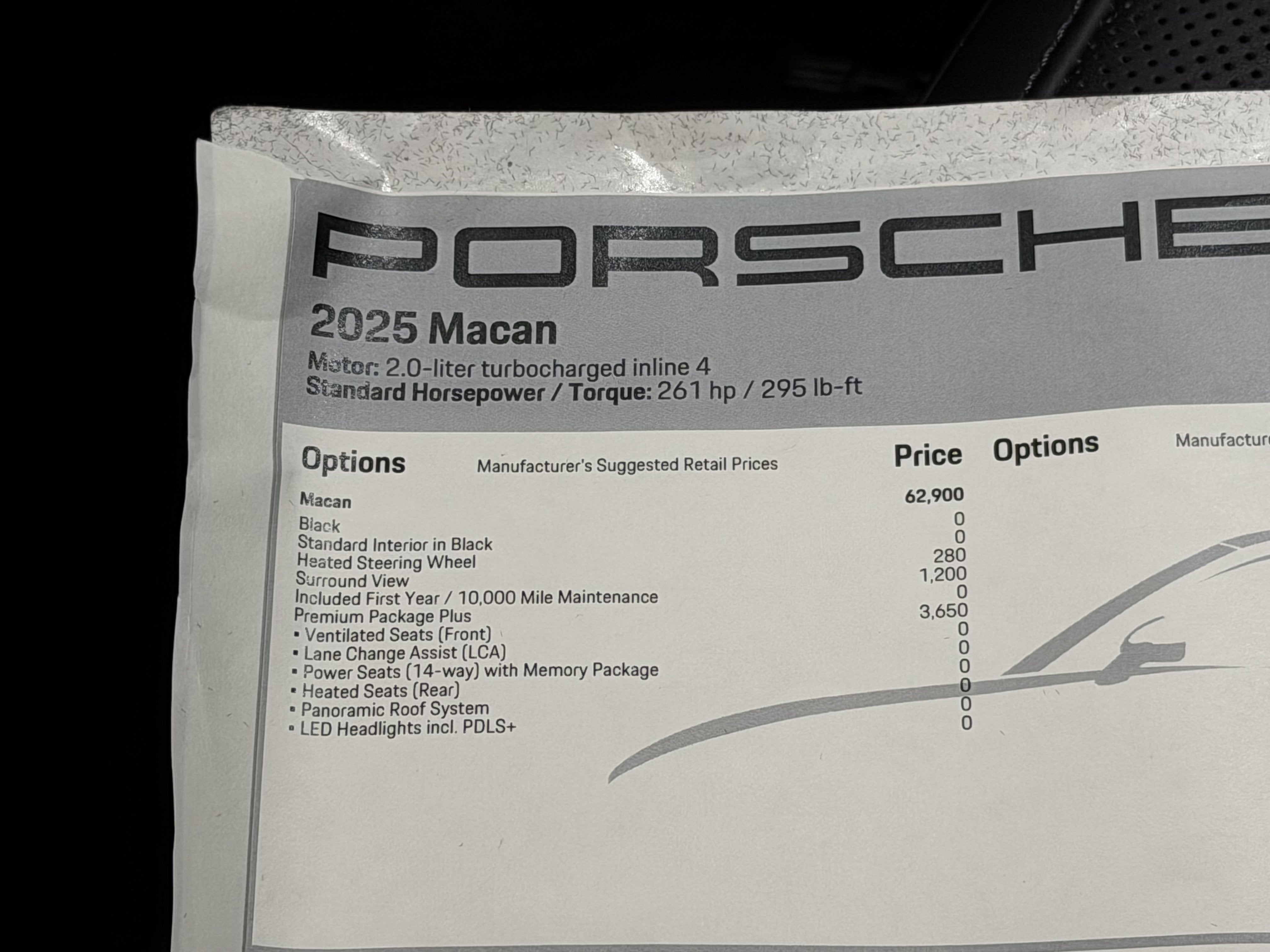 2025 Porsche Macan Base