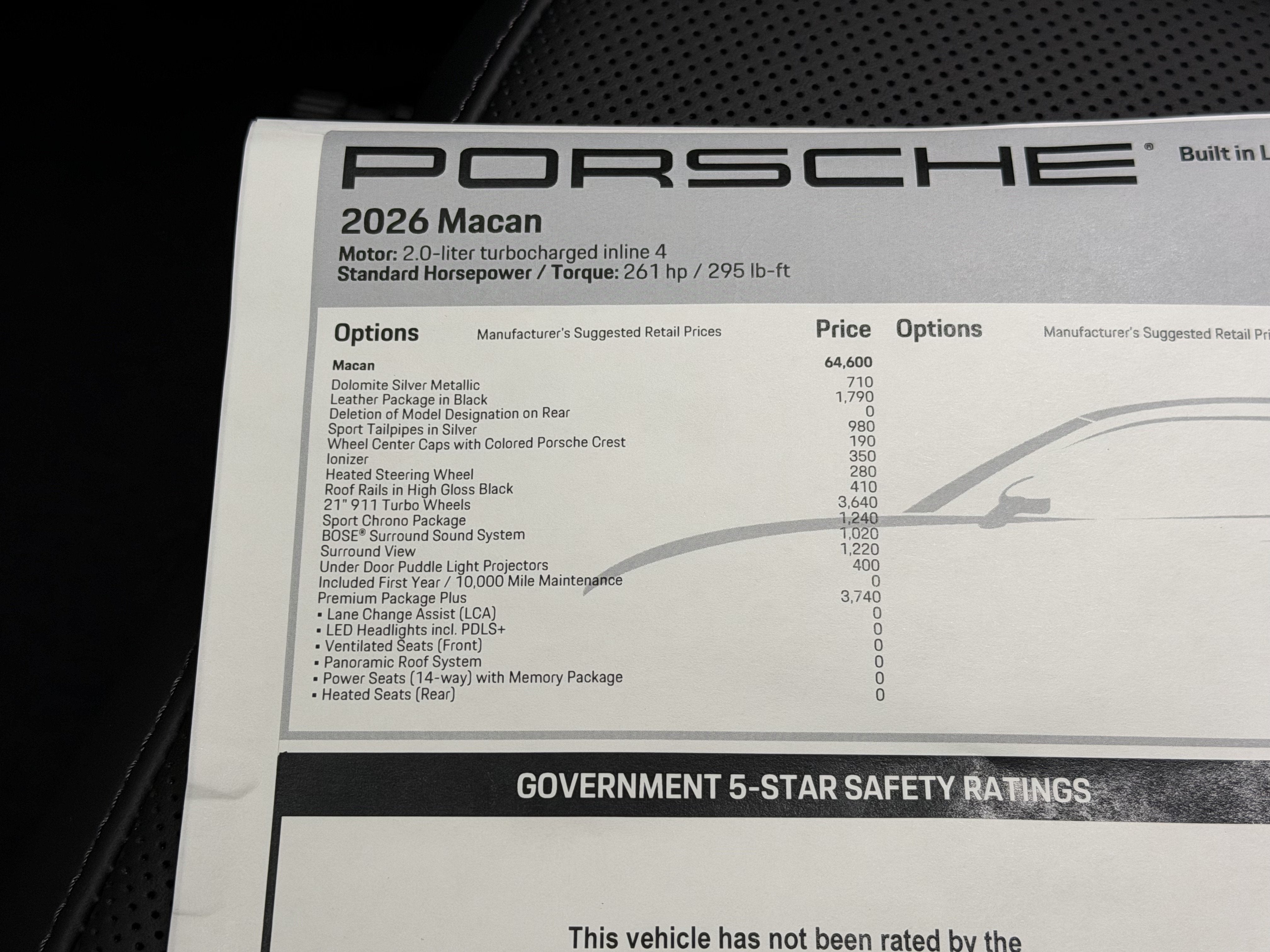 2026 Porsche Macan Base