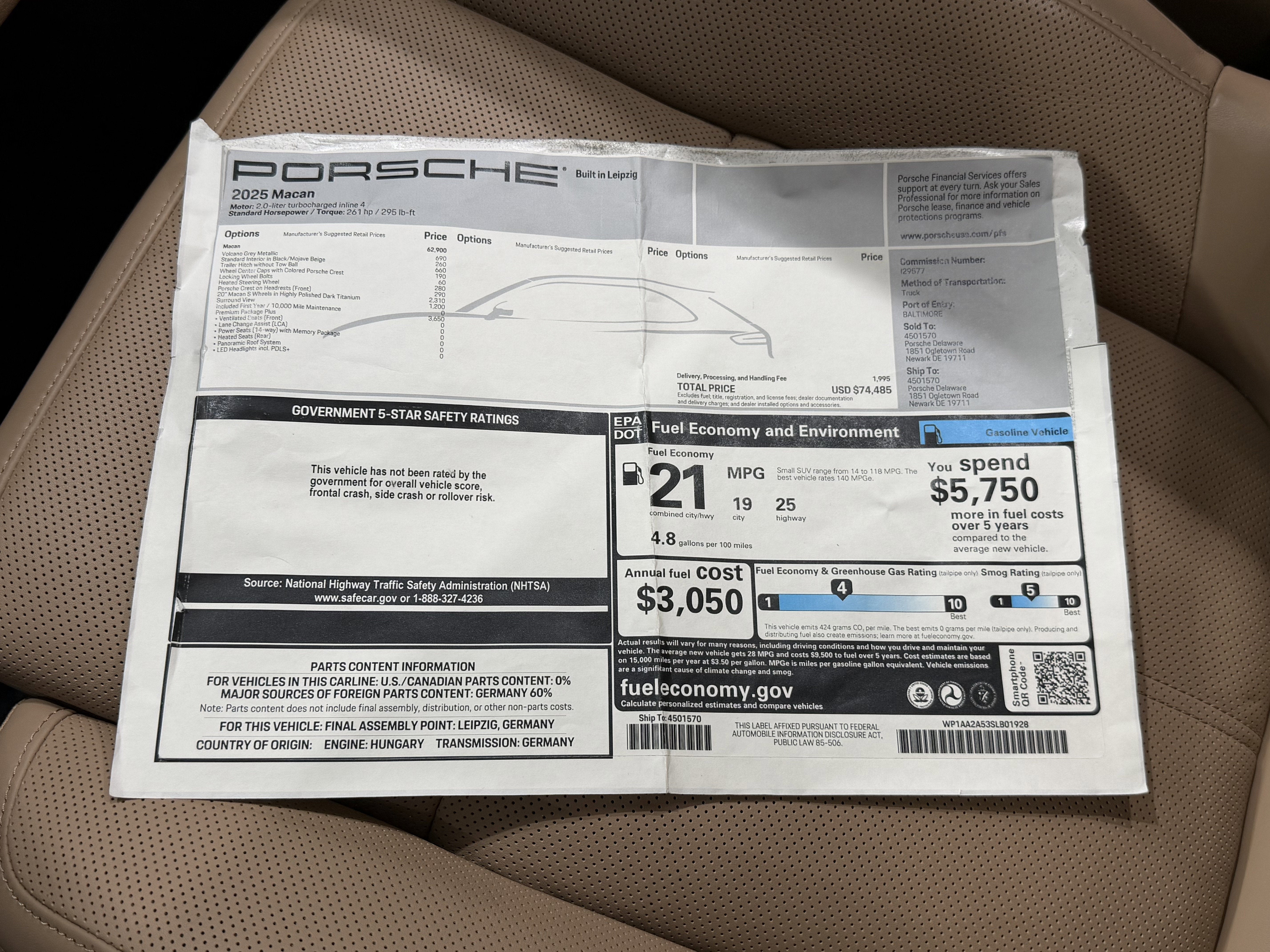 2025 Porsche Macan Base