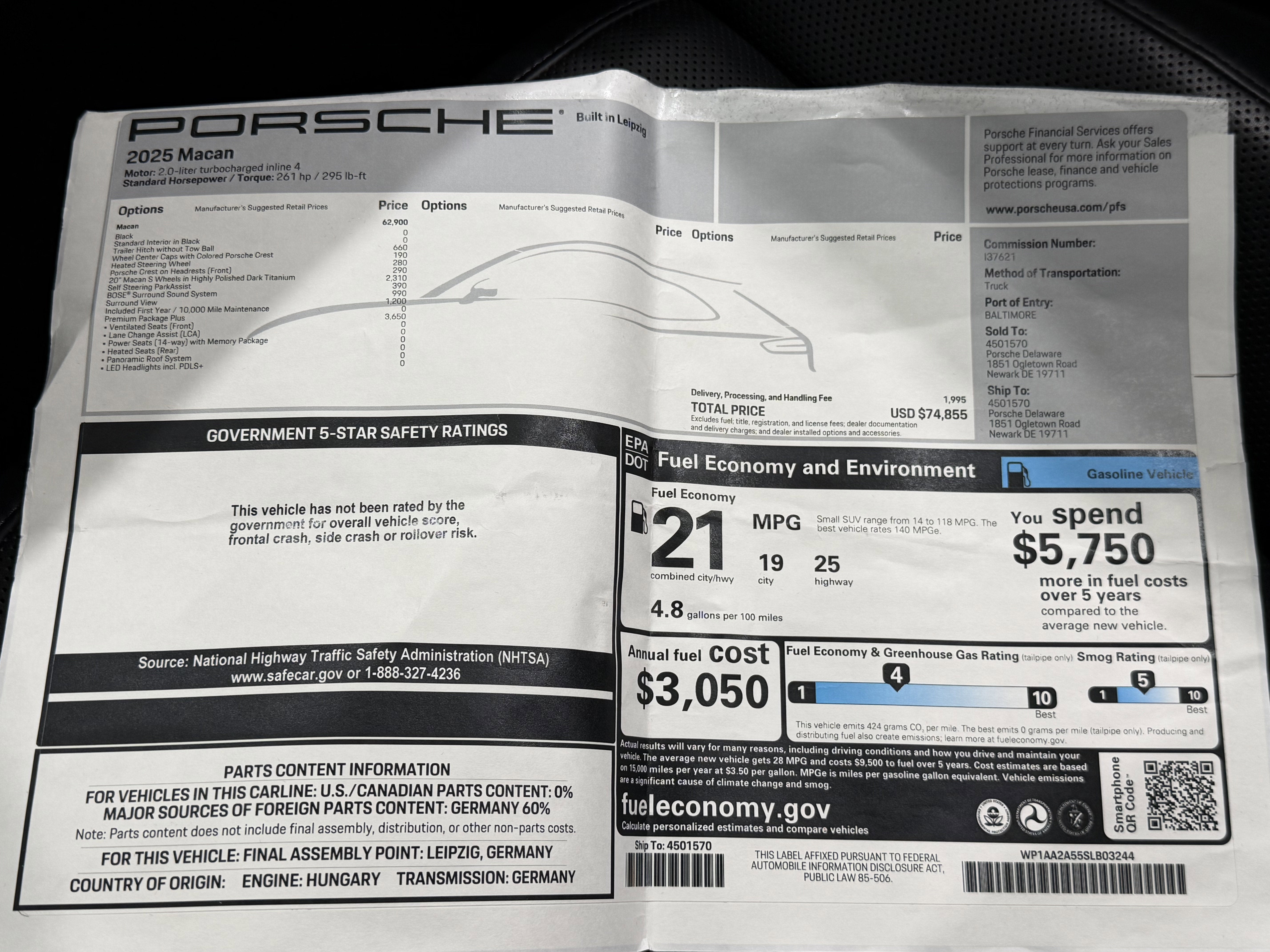 2025 Porsche Macan Base