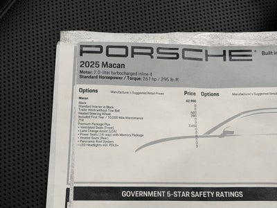 2025 Porsche Macan Base