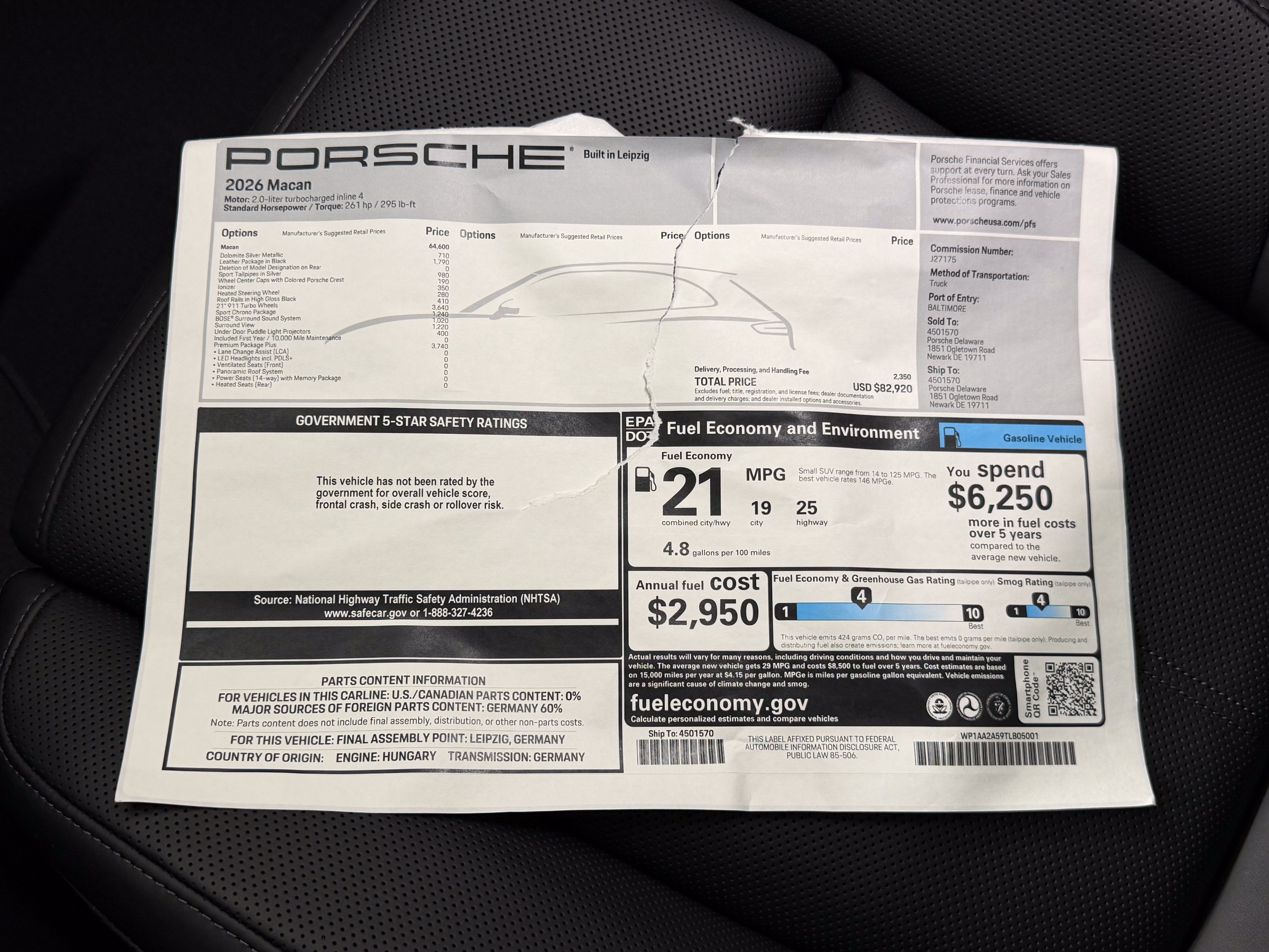 2026 Porsche Macan Base