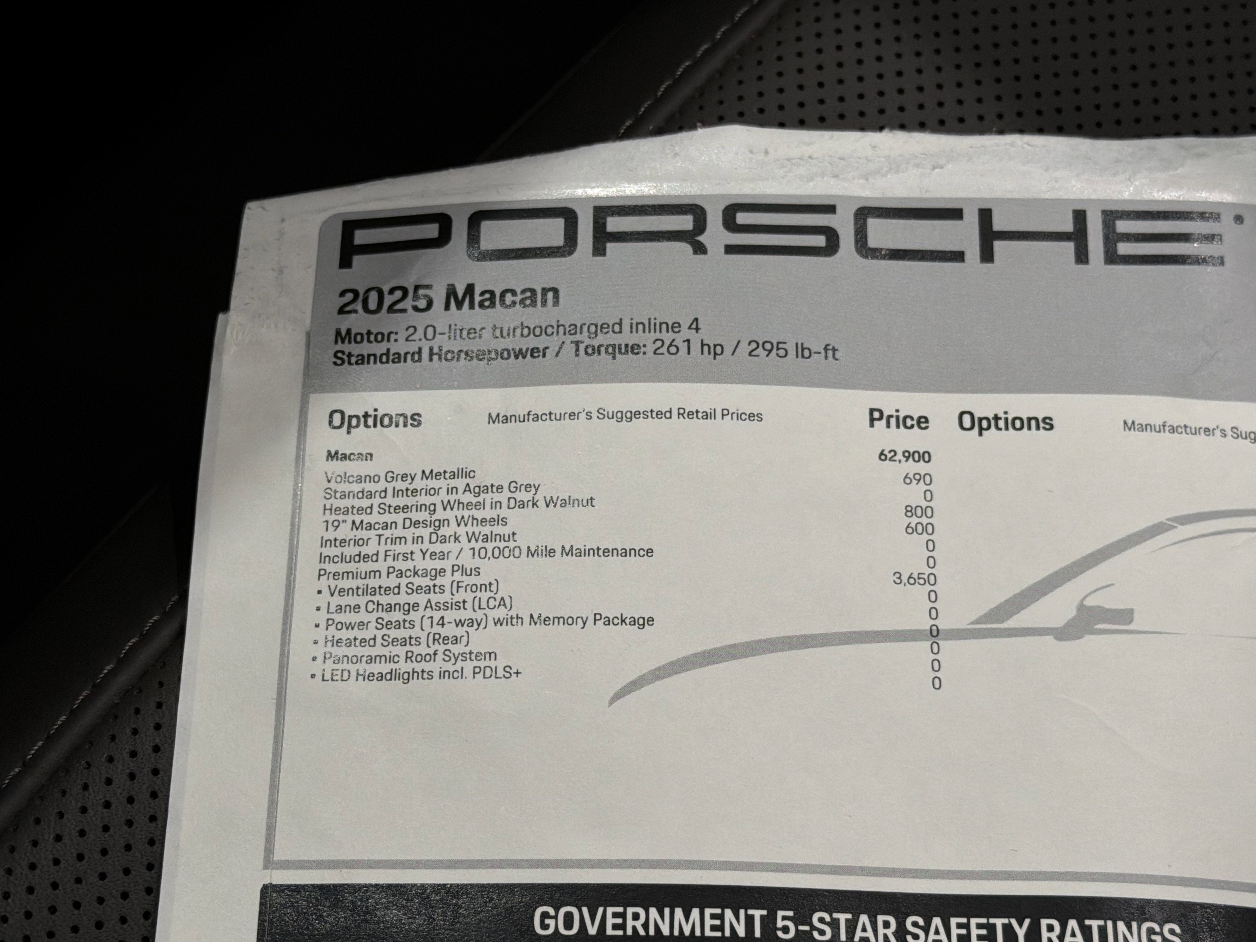 2025 Porsche Macan Base