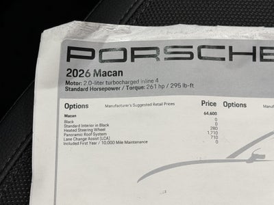 2026 Porsche Macan Base
