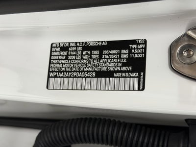 2023 Porsche Cayenne Platinum Edition