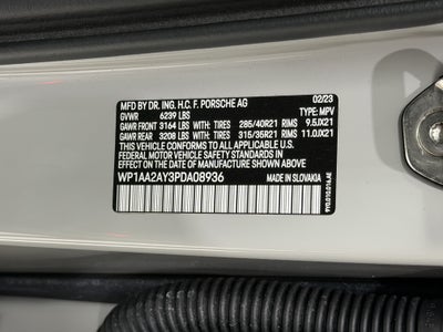 2023 Porsche Cayenne Base