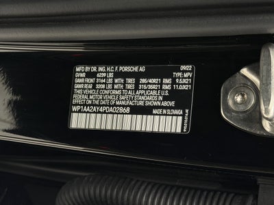 2023 Porsche Cayenne Platinum Edition