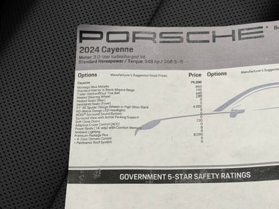 2024 Porsche Cayenne AWD