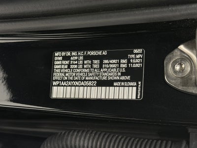 2022 Porsche Cayenne Platinum Edition