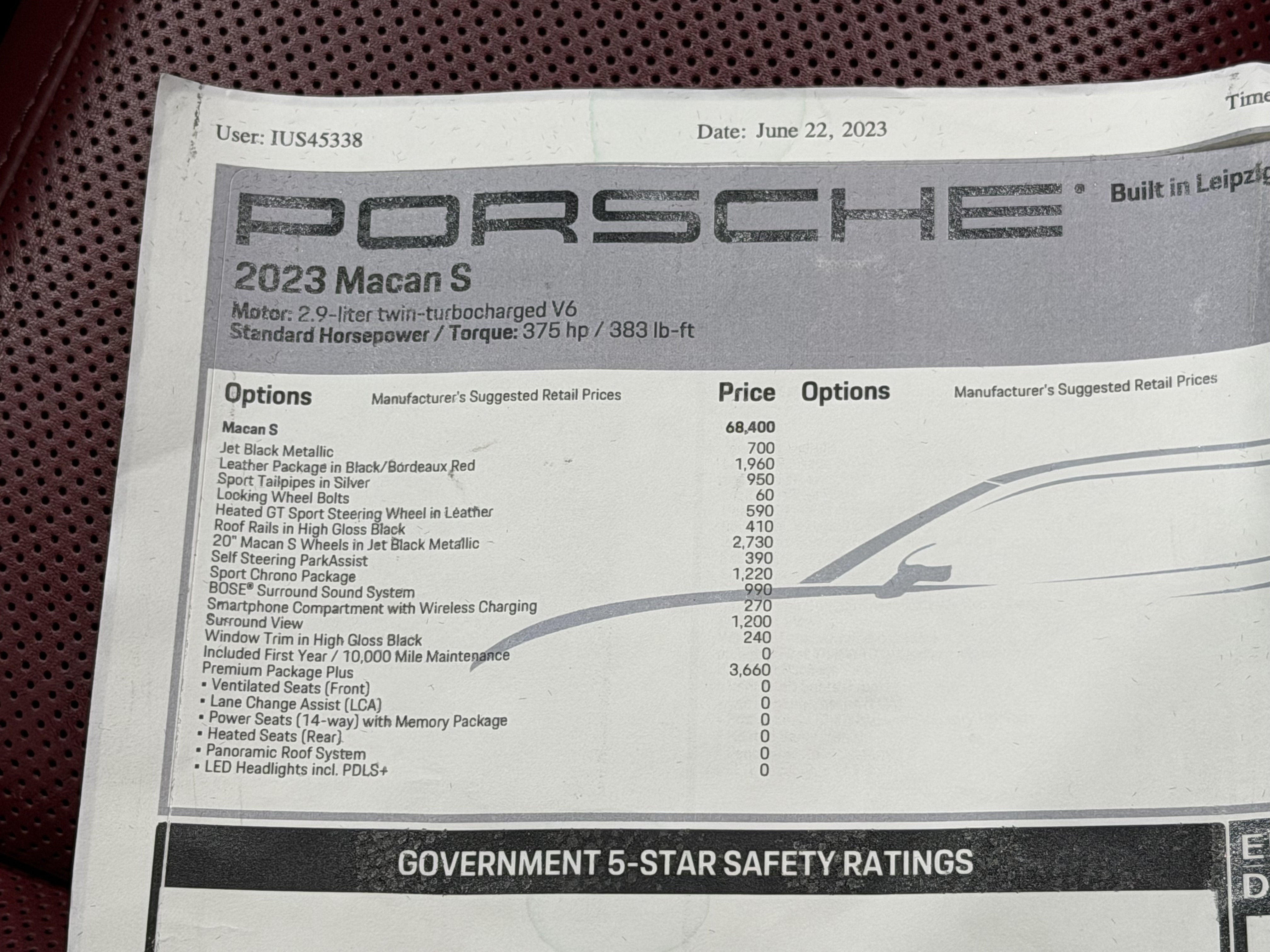 2023 Porsche Macan S