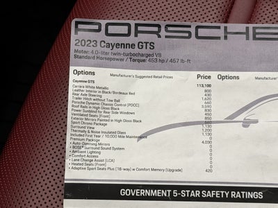 2023 Porsche Cayenne Gts