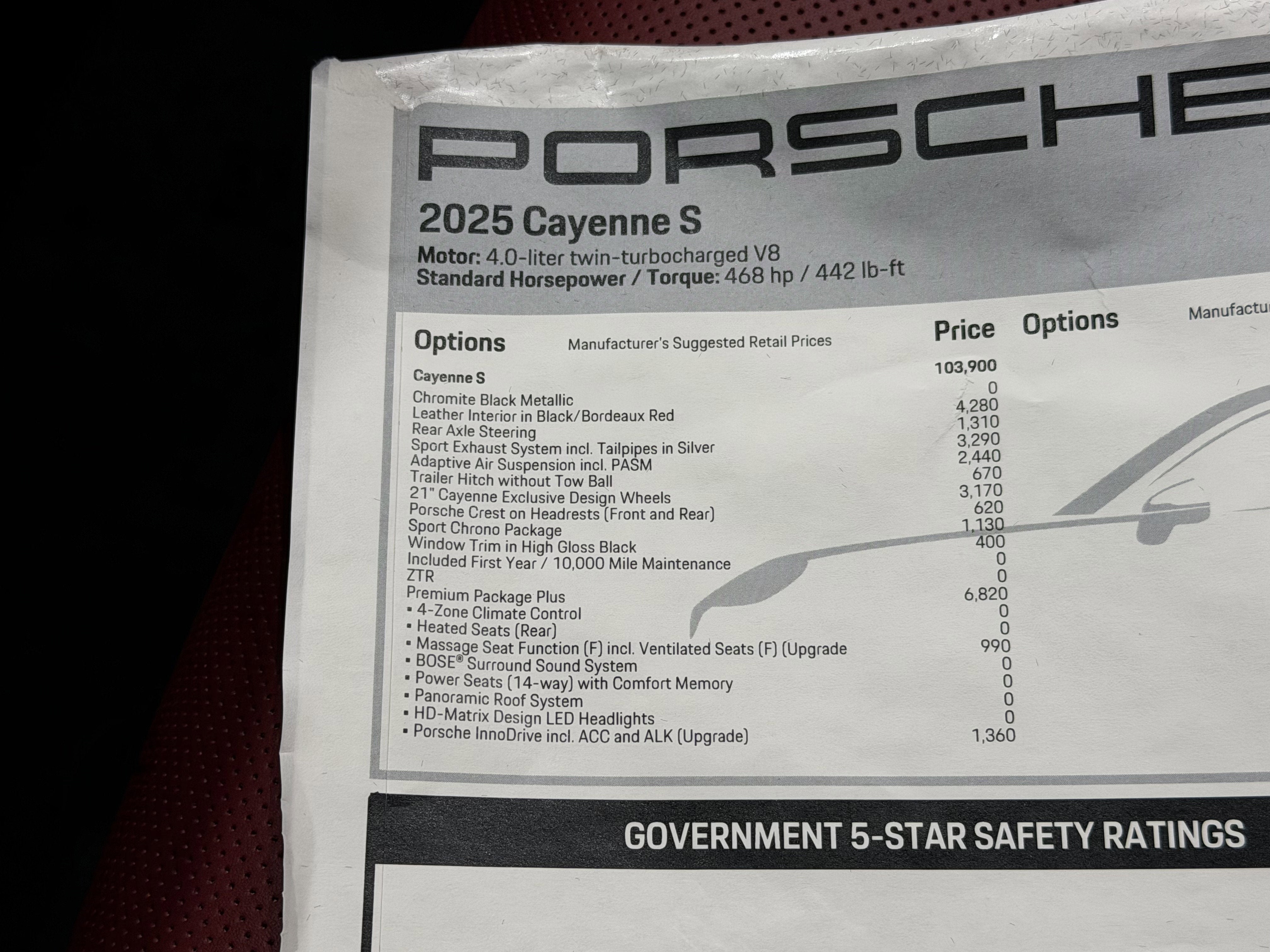 2025 Porsche Cayenne S