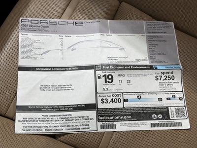 2024 Porsche Cayenne Coupe AWD