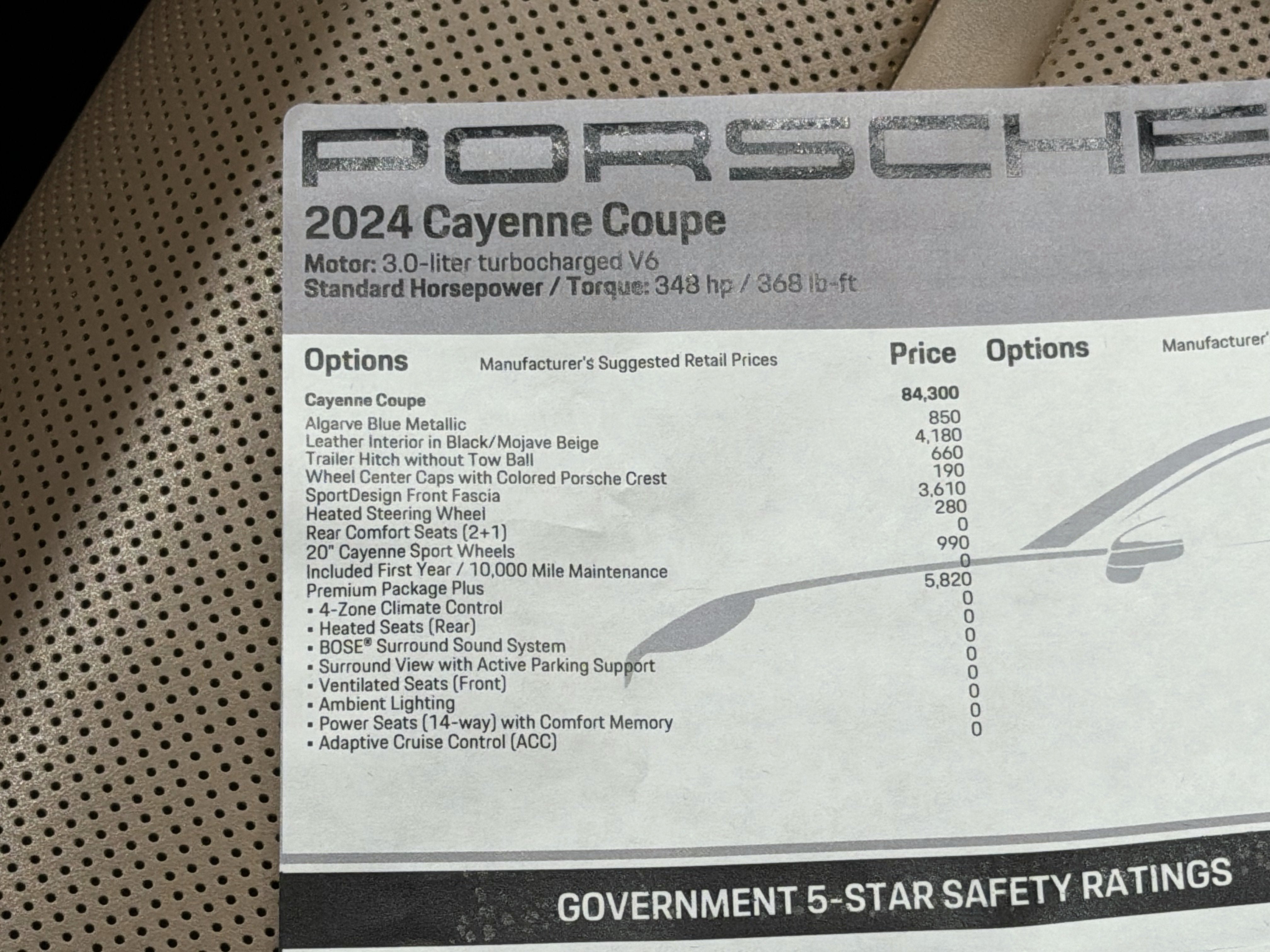2024 Porsche Cayenne Coupe AWD