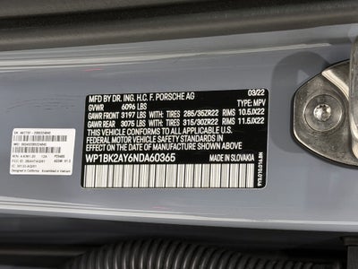 2022 Porsche Cayenne Turbo GT