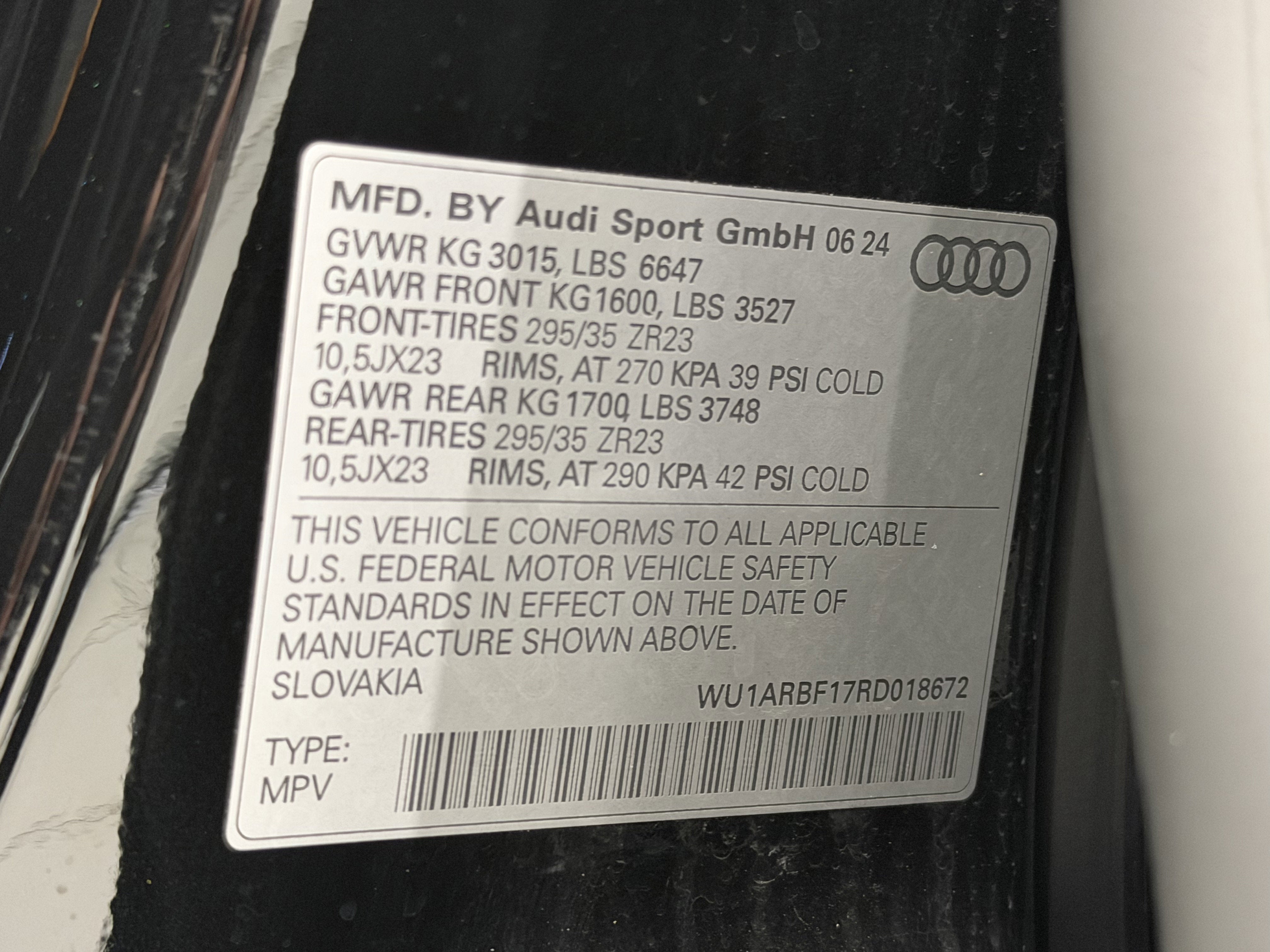 2024 Audi RS Q8 4.0T