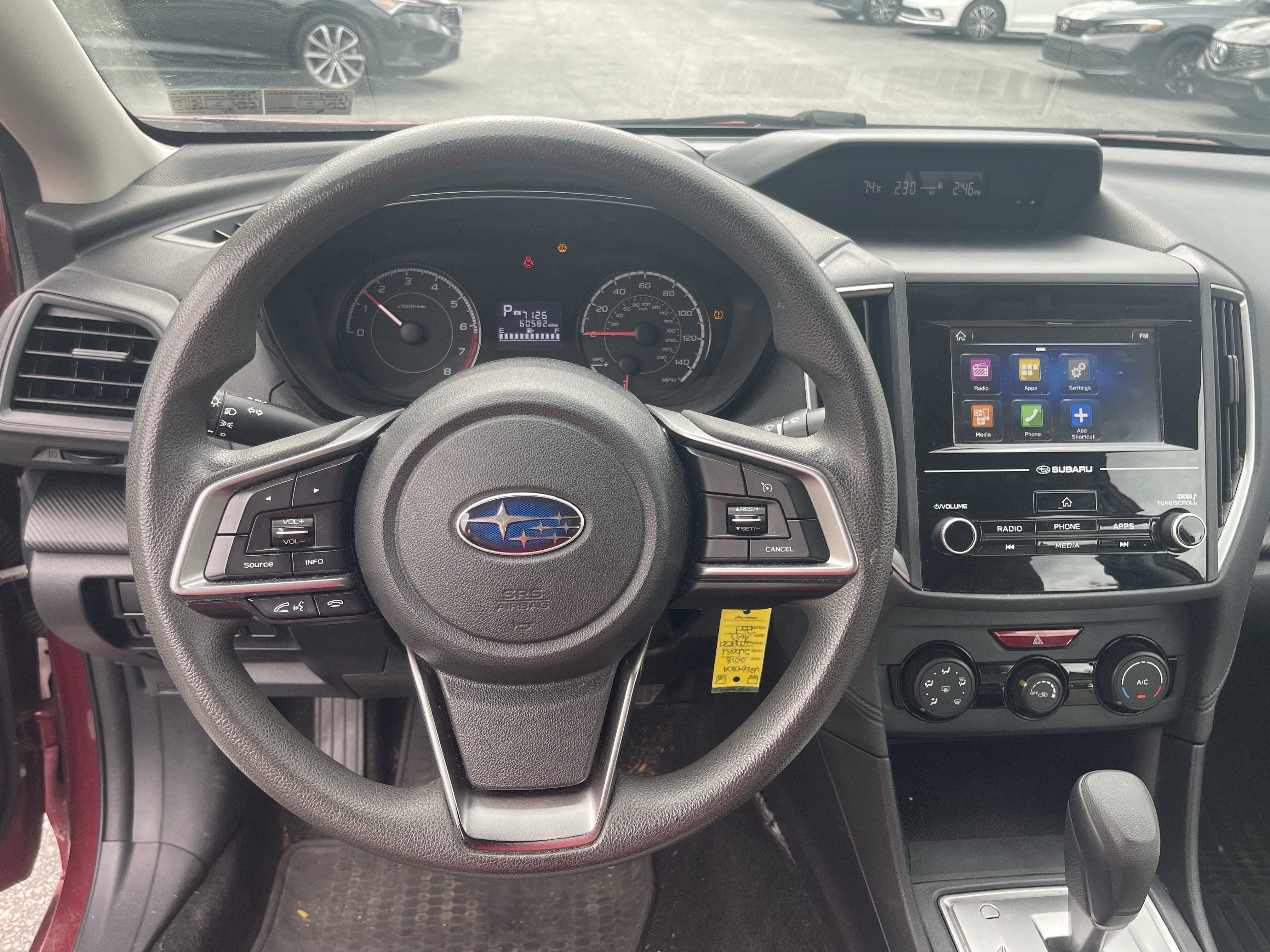 2018 Subaru Impreza 2.0I