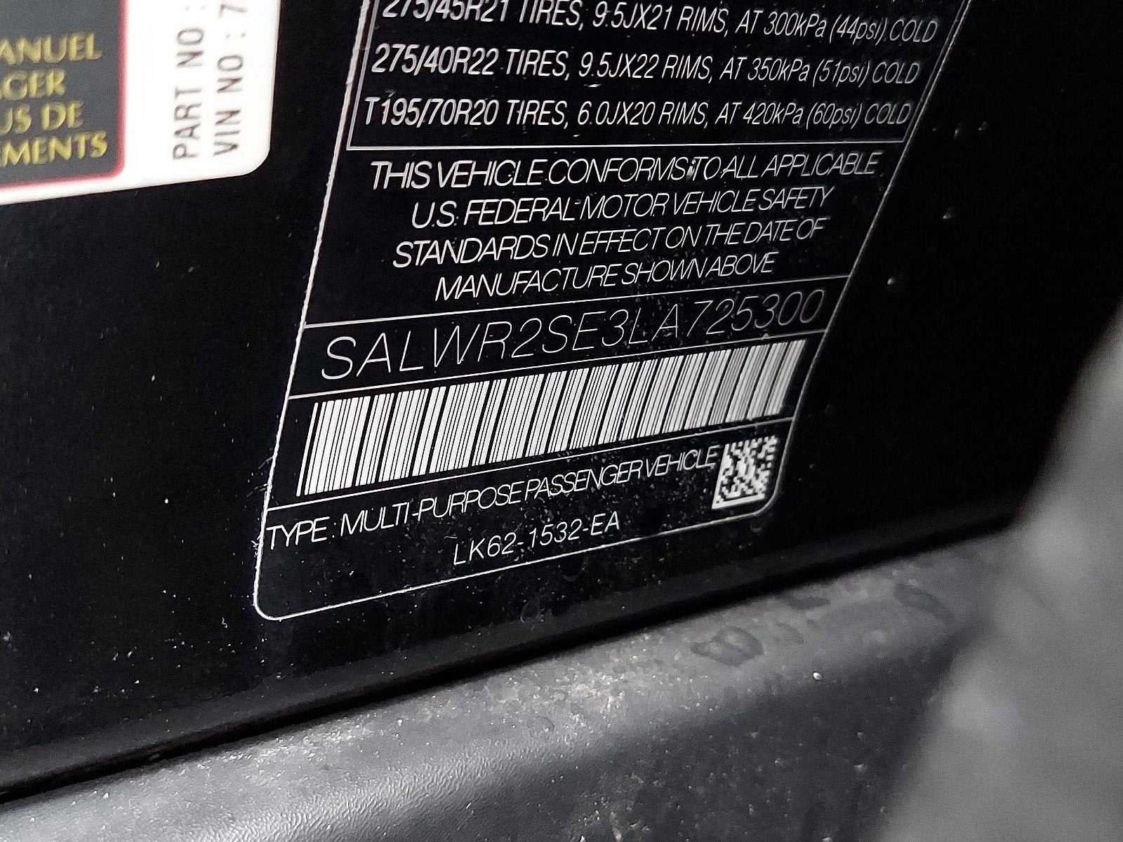 2020 Land Rover Range Rover Sport HSE Dynamic