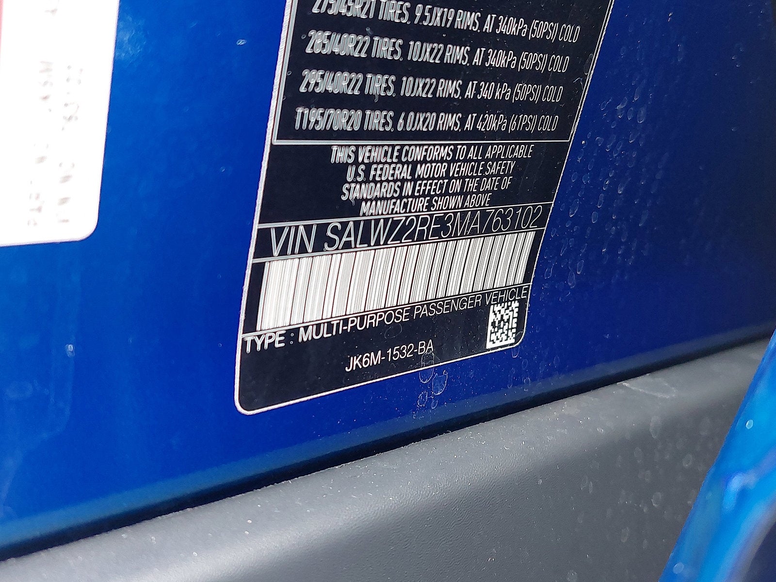 2021 Land Rover Range Rover Sport SVR